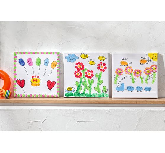 VBS Telaio da pittura 20 x 20 cm, 5 pezzi