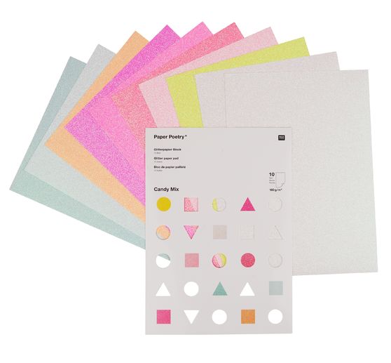 Glitter paper "Candy Mix"