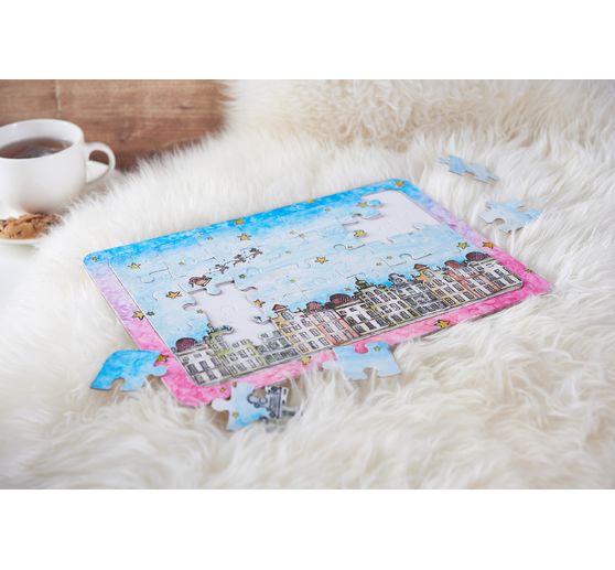 VBS Silicone stamp "Row of houses"