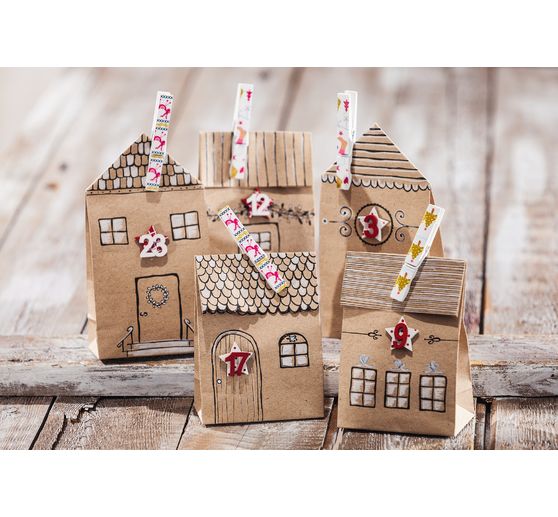 VBS Kraft paper bags, 8 pieces