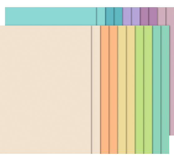 Coloured paper-Block "Pastel"