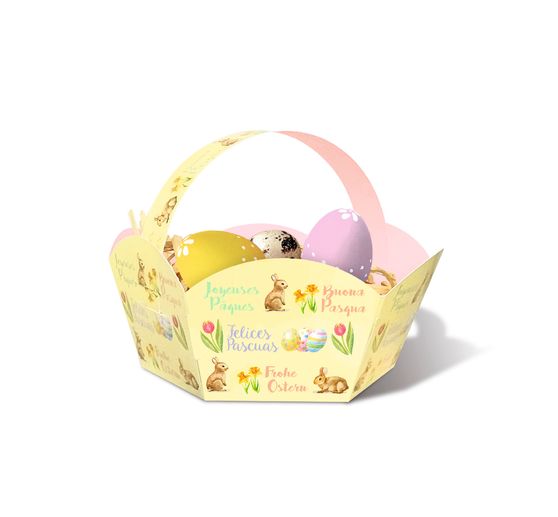Easter baskets, 6 pieces