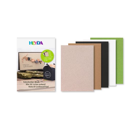 Blocco di cartone naturale