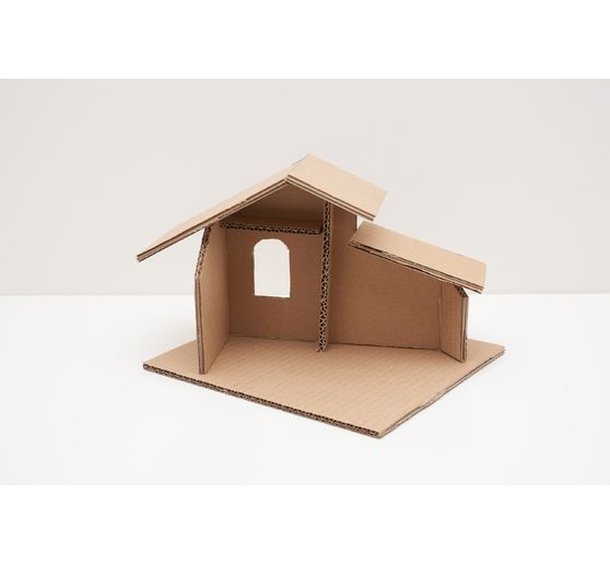 Corrugated board blank, 2-flute