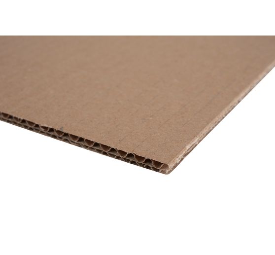 Corrugated board blank, 2-flute