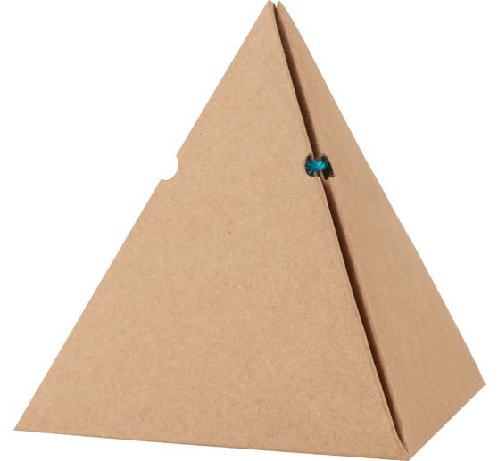 VBS Kraft cardboard gift box "Pyramid"