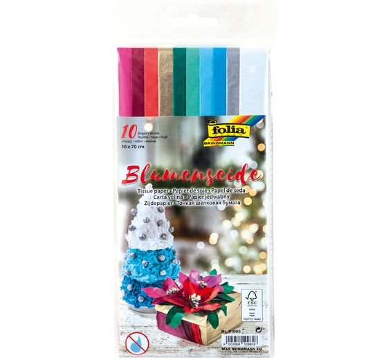 Flower silk assortment "Christmas time"