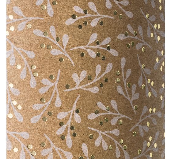 Natural cardboard "Misteltoe Gold"