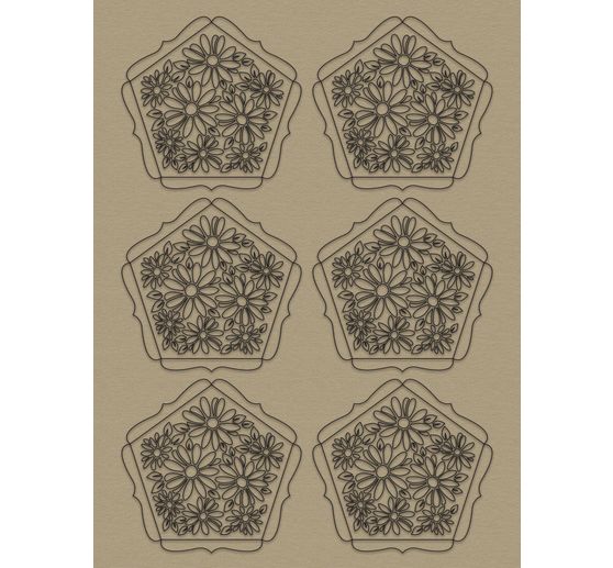 Palline di silhouette "Fiori