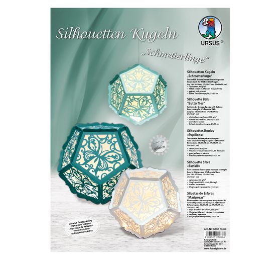 Palline di silhouette "Farfalle