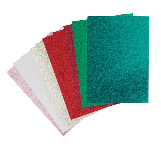 Glitter paper "Xmas"