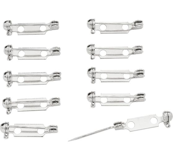 Brooch pin, 10 pieces