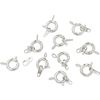 Spring fastener with Counter ring Silver-Plated