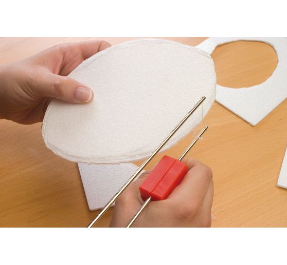 Taglierina per polistirolo, circa 22 cm.