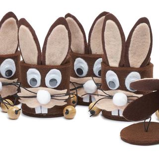 VBS creative set "Egg warmer bunny", 6 pieces 
