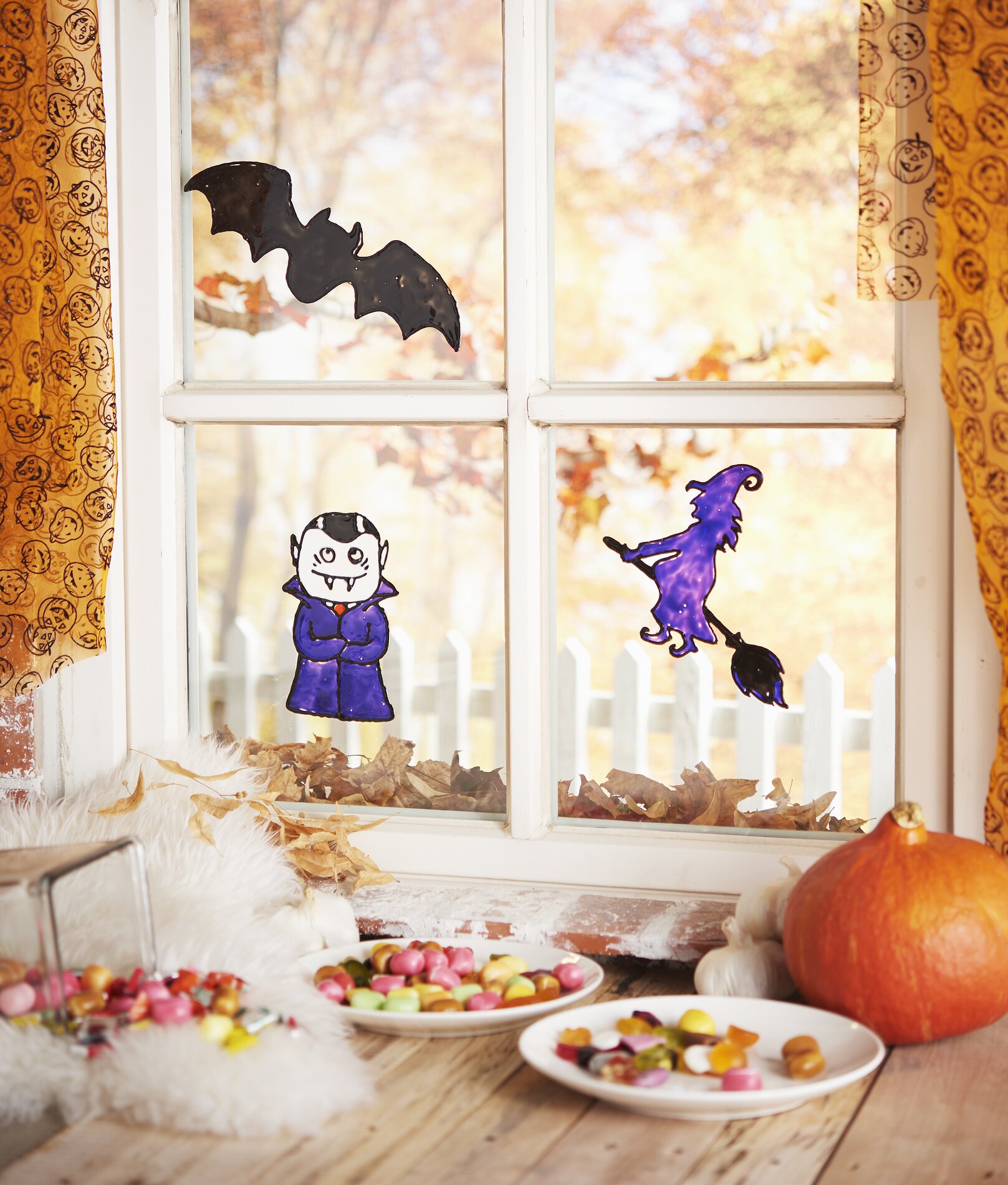 Window Color Halloween