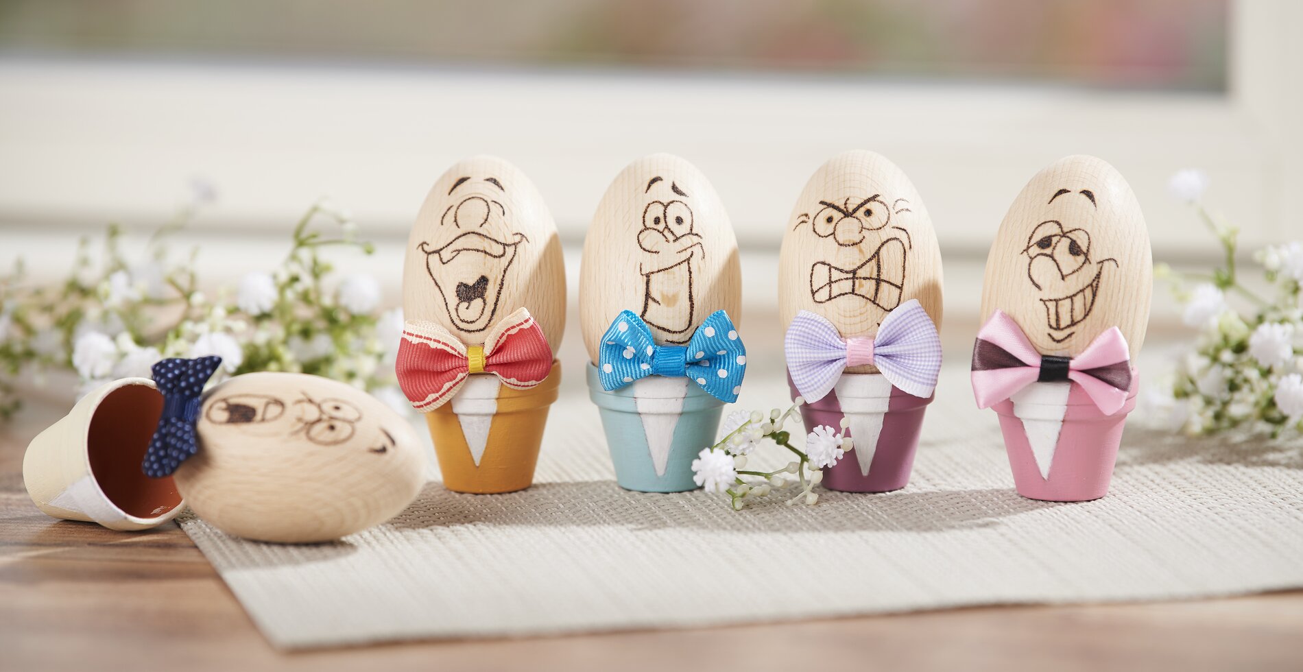 brandmalerei gesicht eier